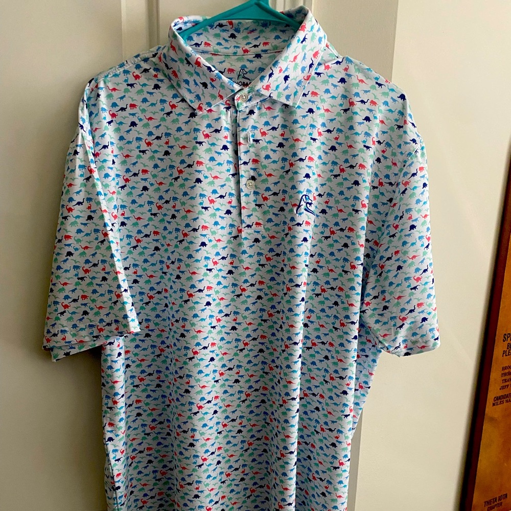 Rhoback Mens Polo - Limited Print XL Performance